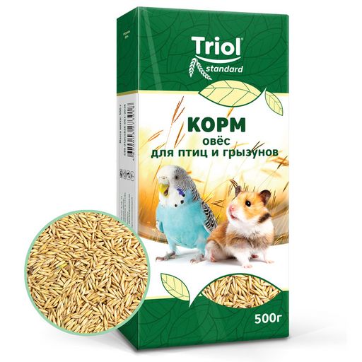 TRIOL корм д/птиц овес 500г/20 КФ01200 50111009