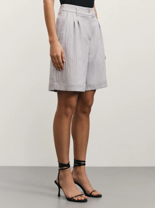 Шорты-бермуды из вискозы и тенселя / Zarina  фото 4