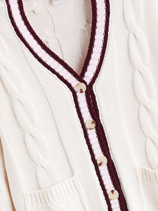 V Yaka K?z ?ocuk Triko H?rka