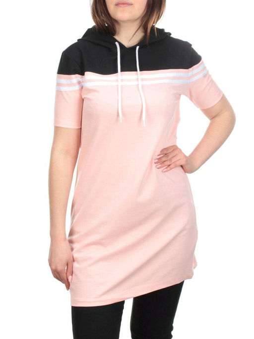 11797 PINK Туника спортивная женская (100% хлопок) - Фабричный китай фото 6