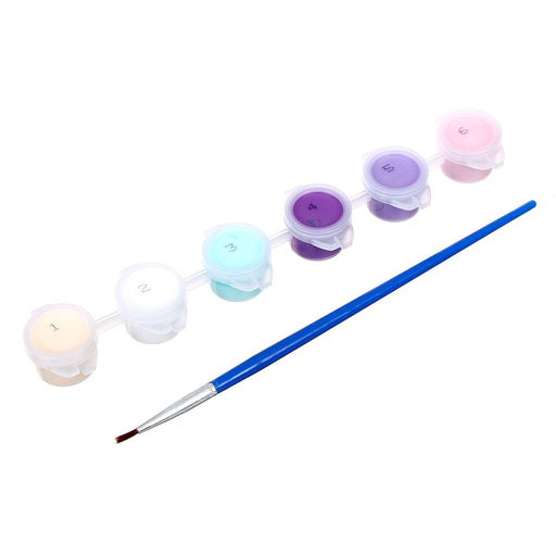 Картина по номерам для детей Сияющая девочка, 15?21 см