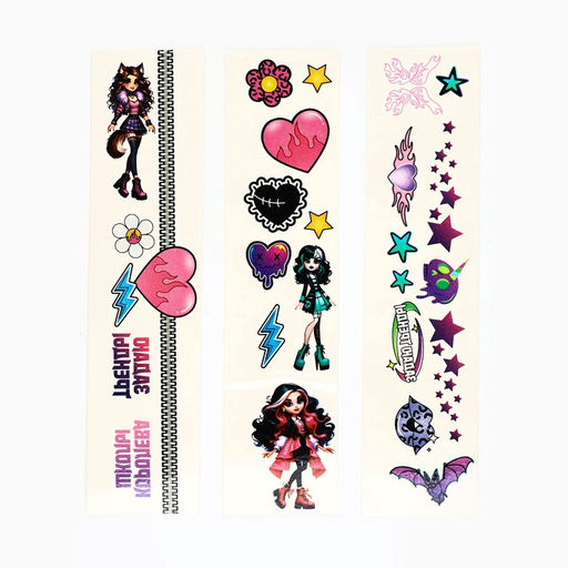 Накладные ногти детские с татуировками «Будь красоткой», 24 шт.