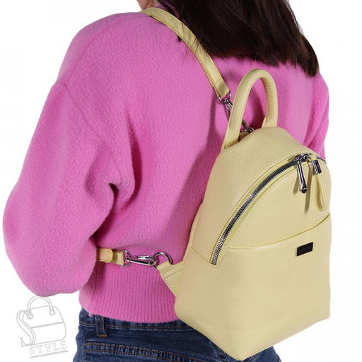 Рюкзак женский 69149 yellow Velina Fabbianno-Safenta/30 в Новосибирске