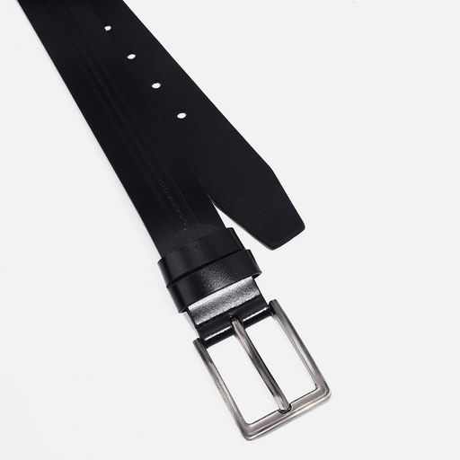 Ремень мужской, ширина 4 см, винт, пряжка металл, цвет чёрный - Simaland фото 2