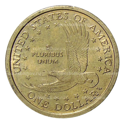 Монета 1 доллар 2000 года P США Сакагавея  Парящий Орел