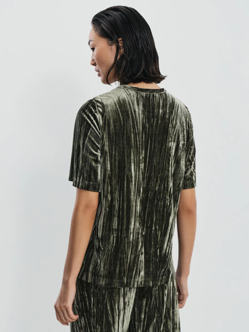 Футболка с коротким рукавом из бархата / Zarina