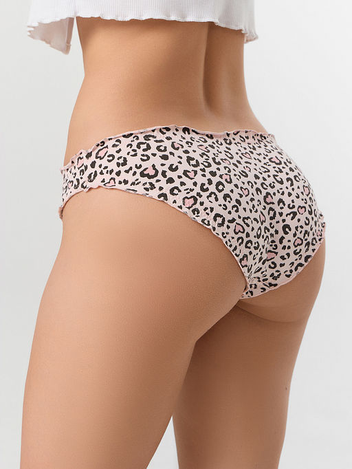 Цена за 2 штуки! Трусы слипы женские с леопардовым принтом - Mark formelle фото 3