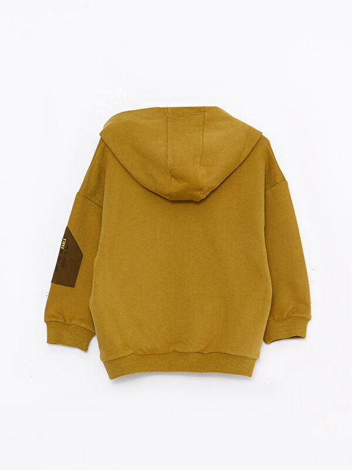 Uzun Kollu Bask?l? Erkek Bebek Hoodie - Waikiki фото 2