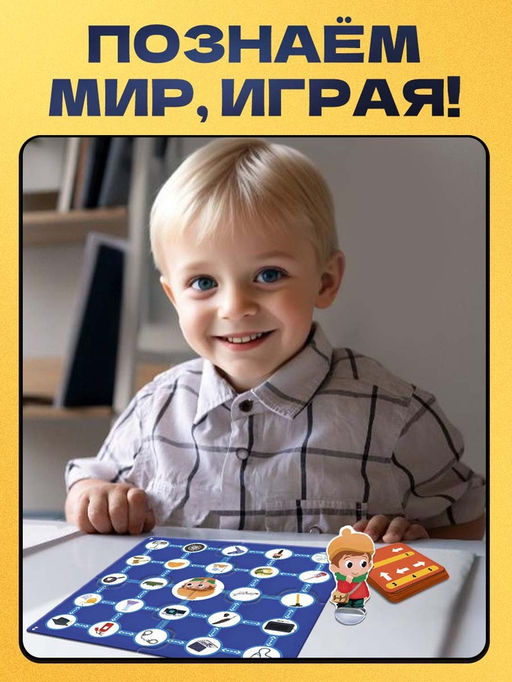 Развивающая игра Пройди по стрелкам. Изучаем профессии, 24 карточки, 3+ - Iq-zabiaka фото 3