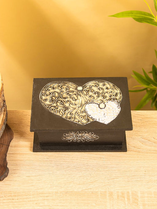 Шкатулка «Сердца», 18×12×8 см, МДФ