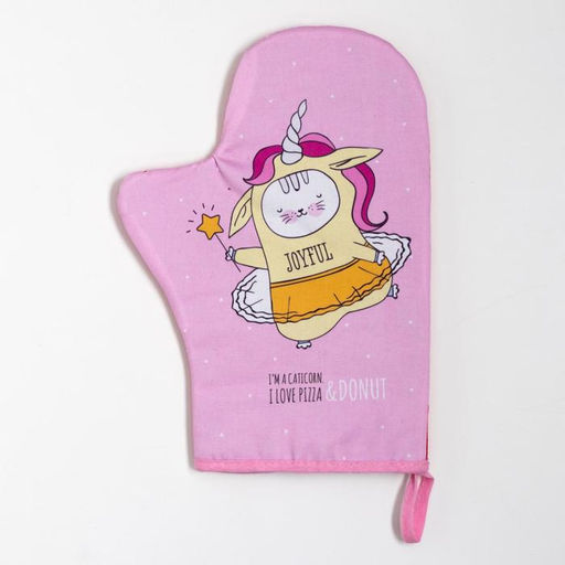 Цена за 2 шт. Набор кухонный «Caticorn» варежка-прихватка 20×28 см, прихватка 19×19 см,100% хлопок