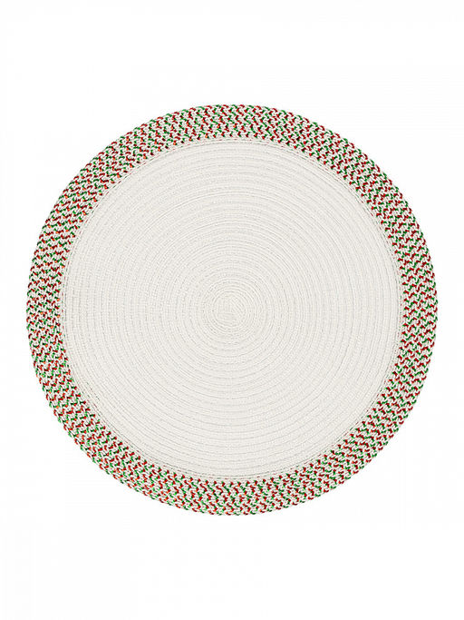 Салфетка сервировочная D38, 1 штука белый полиэстер - Denastia фото 2