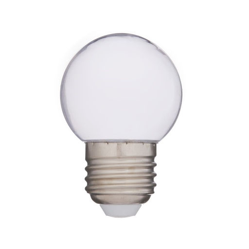 Лампа светодиодная Luazon Lighting, G45, Е27, 1.5 Вт, для белт-лайта, набор 20 шт, свечение тёплое белое