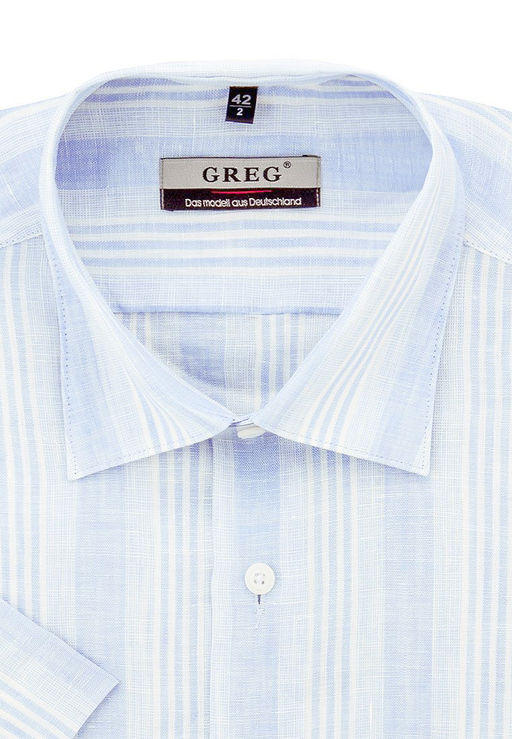Сорочка мужская короткий рукав GREG 121/301/L/Z