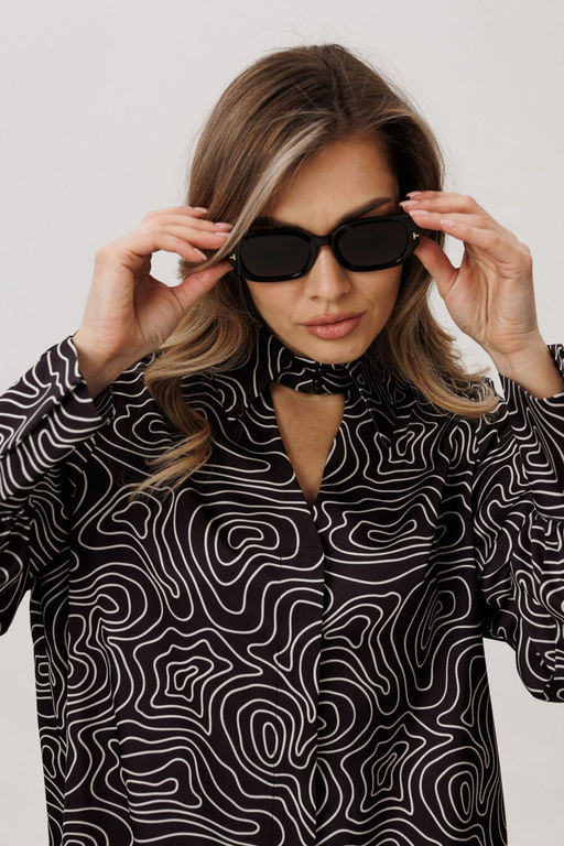 Рубашка ANELLI 1668 круги на воде фото 6