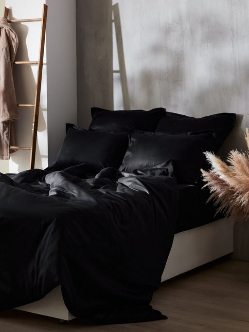 Пододеяльник 1.5-спальный SL Home, 150220 см, чёрный, тенсель - Sima-land home фото 8
