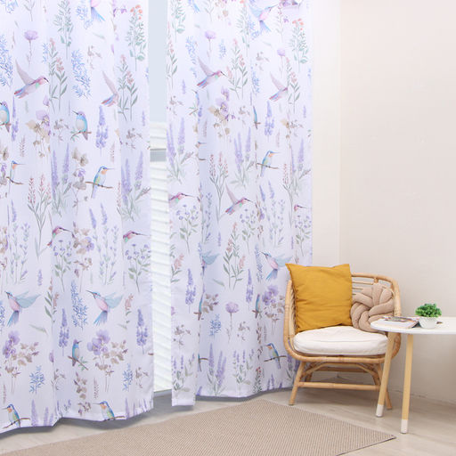 Шторы портьерные «Этель» Colibri, 145×260 см, 2 шт., 140 г/м²
