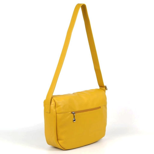 Женская сумка через плечо из эко кожи 2967 Елоу - Cidirro фото 3