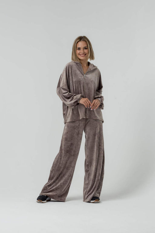 Костюм ПРЕМИУМ  велюр,джинс - Knitka wear фото 4