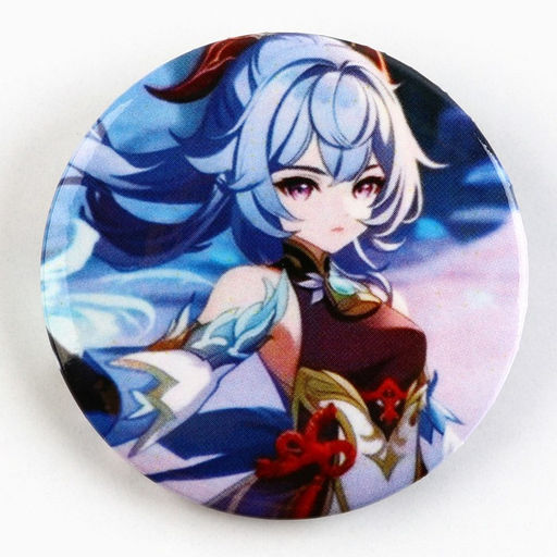 Цена за 10 шт. Значки закатные Аниме девочки, 38 мм, МИКС