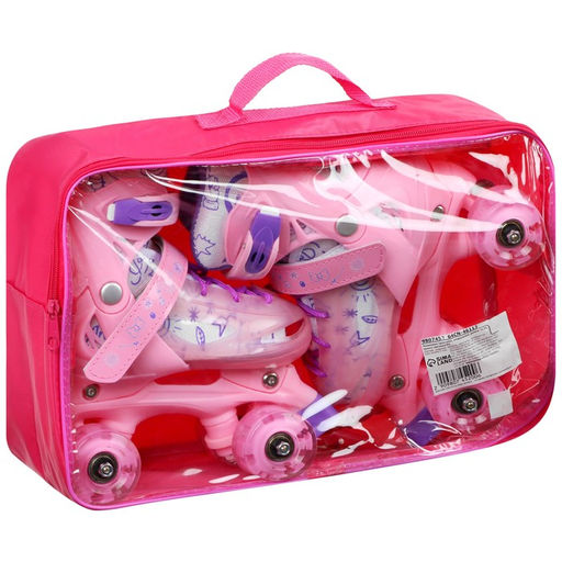 Роликовые кроссовки раздвижные, р. 35-38, колёса световые PU - Simaland фото 6