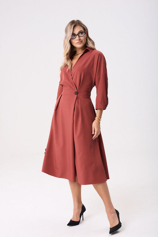 Платье Anastasia 1229.2 клюква