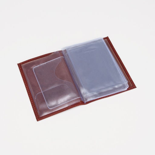 Обложка для автодокументов, цвет коричневый - Simaland фото 3