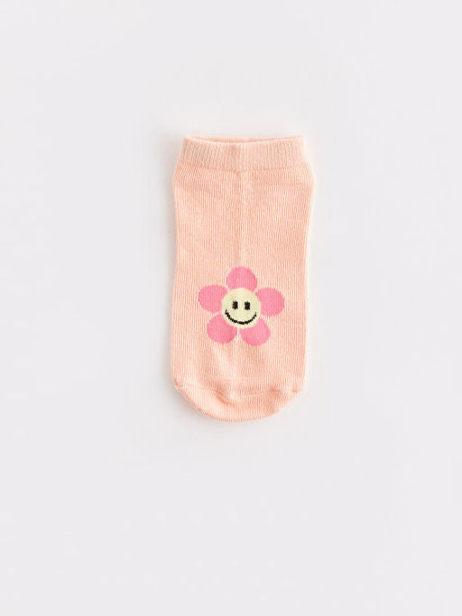 Desenli K?z ?ocuk Patik ?orap 5li