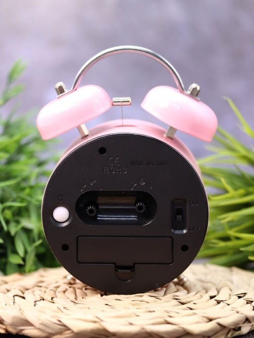 Часы-будильник Peach, pink