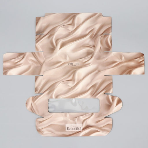 Цена за 5 шт. Кондитерская упаковка, коробка для кекса с окном, «Шёлк», 26 х 10 х 8 см