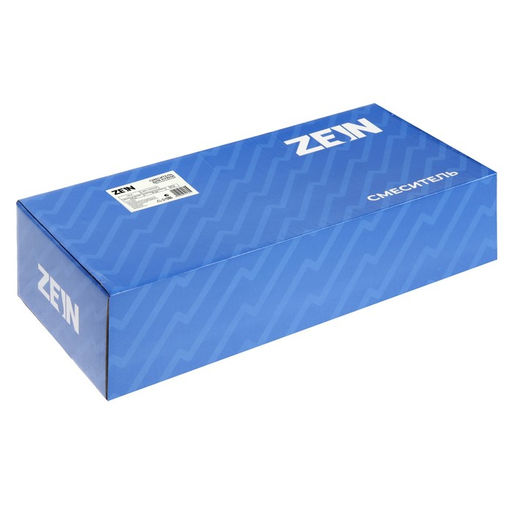 Смеситель для кухни ZEIN Z3823, однорычажный, длина излива 15 см, картридж 35 мм, черный