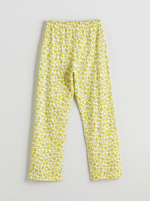 Beli Lastikli Desenli Kad?n Pijama Alt?