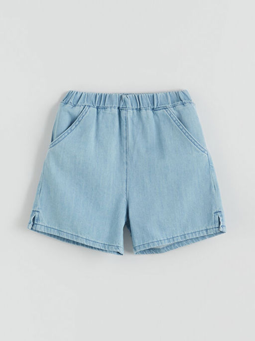 Beli Lastikli K?z ?ocuk Jean ?ort