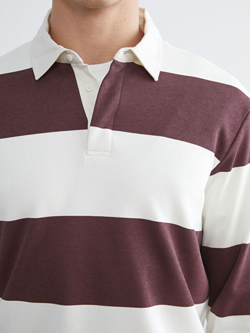 Polo Yaka Erkek Sweatshirt