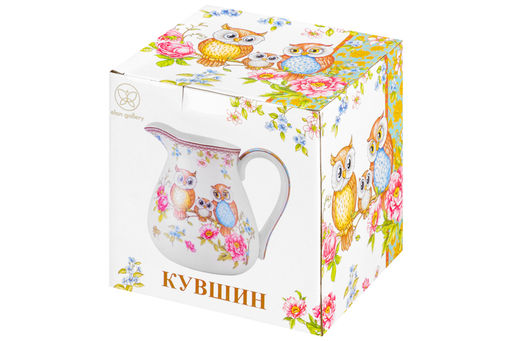 Кувшин 1,2 л 17*13,5*15 см Совушки NEW BONE CHINA - Elan gallery фото 11
