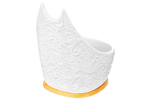 Подставка под ложку 180 мл 9,5*9,5*13,5 см Лоза на бамбуковой подставке - Elan gallery фото 5