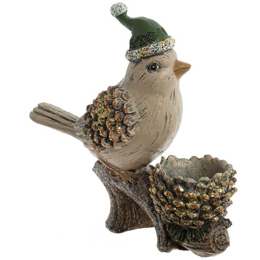 Фигурка декоративная "Птичка", L16 W6,5 H15 см, 2в.