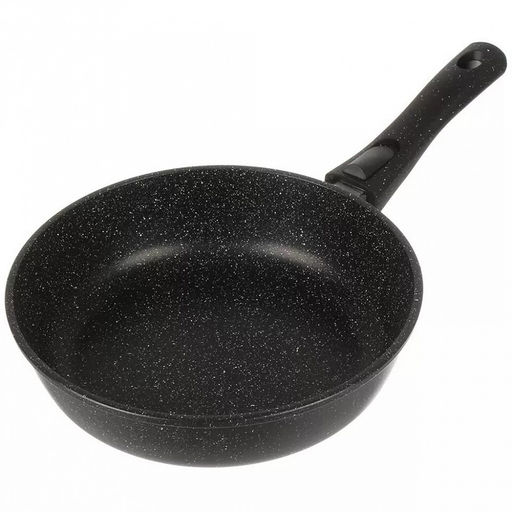 Набор посуды с антипригарным покрытием "Гранит" 4 предмета: сковорода со съемной ручкой д26см, h6,9см, жаровня д26см, h7,5см, кастрюля 4л, д26см, h11см, стеклянная крышка д26см (Россия) Подходит для всех видов плит, включая индукционную.