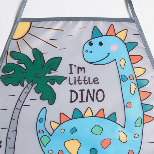 Набор детский для творчества Этель Little dino фартук 49 х 39 см и нарукавники  фото 8