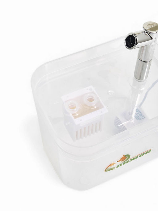 Фонтан для кошек и собак «Пижон», 1.5 л, 16.5×13×12 см, евророзетка, прозрачный