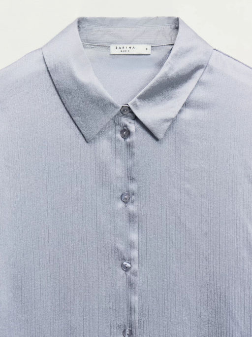 Базовая атласная блузка / Zarina  фото 8