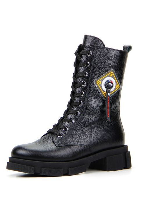 Ботинки EDART 341.21074.black/шерсть