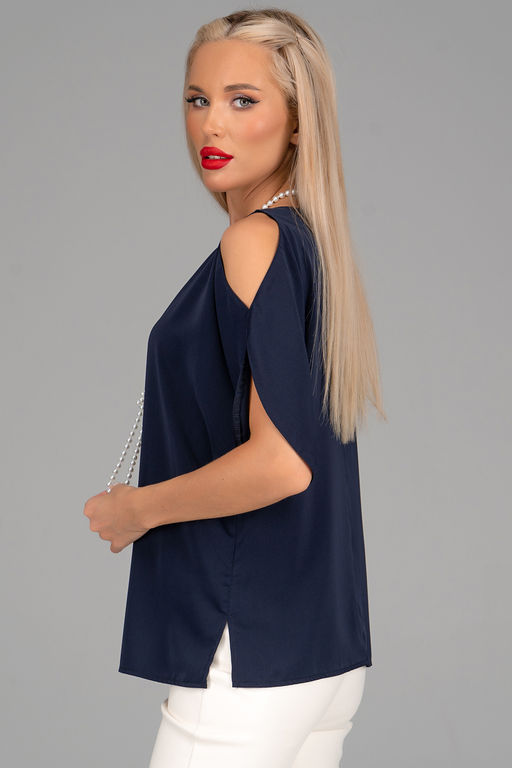 Блузка Аура (синий)