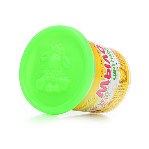 Мыло своими руками цветное, в банке "Ананас"