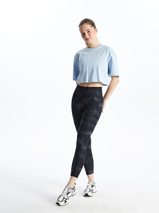 Beli Lastikli Batik Kad?n Spor Tayt