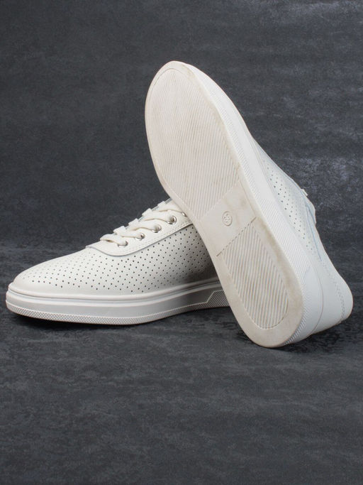 05-PDXL143-2 BEIGE Кроссовки женские (натуральная кожа) - Фабричный китай фото 15