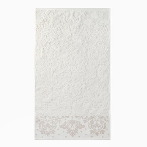 Полотенце махровое Этель "Классика", цвет молочный, 67х140 см, 83% хлопок, 17% лён, 500 г/м2