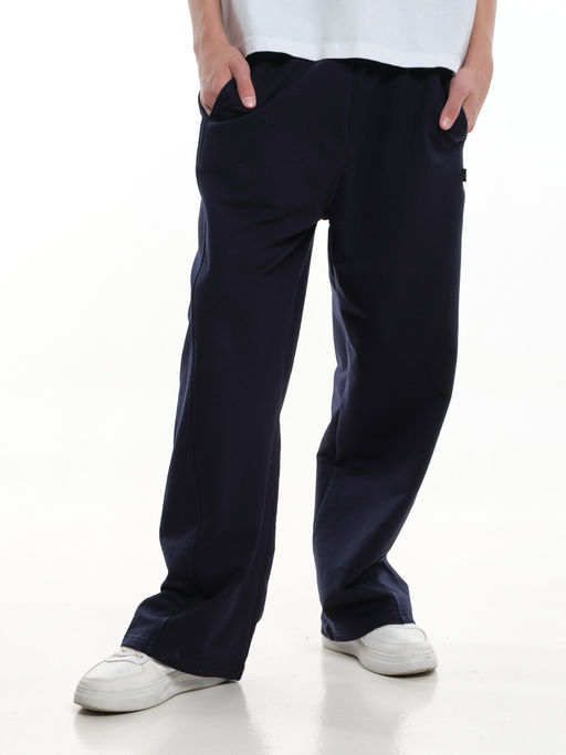 Стильные брюки для мальчика 22-7649 синий - Mini maxi фото 2