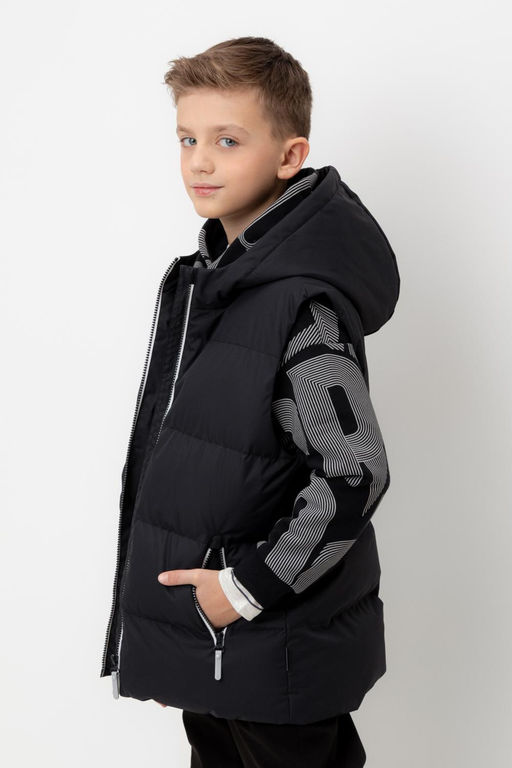 ВК 35018/6 ГР (128-152) жилет дет - Crockid фото 4