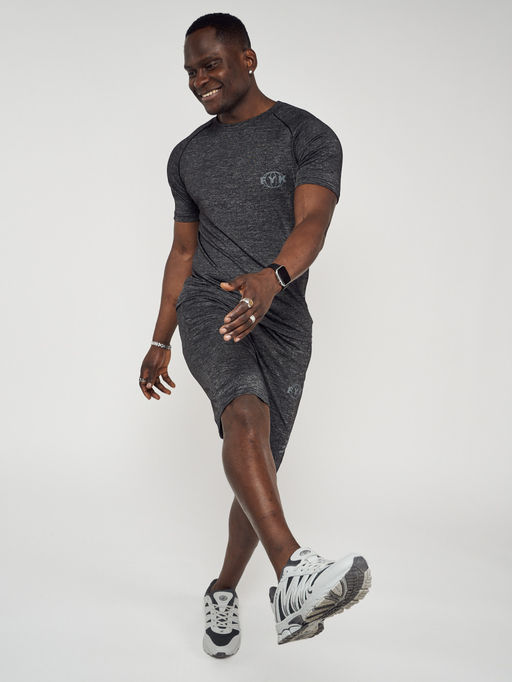 Спортивный костюм летний мужской темно-серого цвета 2225TC - FUYOUKAI фото 2